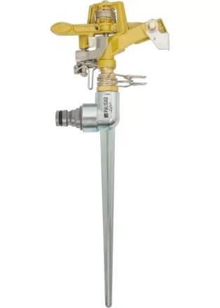 Разбрызгиватель импульсный (латунный) со штырём PALISAD LUXE 65479 купить в Когалыме