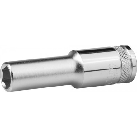 Торцовая головка KRAFTOOL &quot;INDUSTRIE QUALITAT&quot;, удлиненная, Cr-V, FLANK, хромосатинированная, 1/2&quot;, 11 мм 27807-11_z01 купить в Когалыме