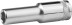 Торцовая головка KRAFTOOL &quot;INDUSTRIE QUALITAT&quot;, удлиненная, Cr-V, FLANK, хромосатинированная, 1/2&quot;, 11 мм 27807-11_z01 купить в Когалыме