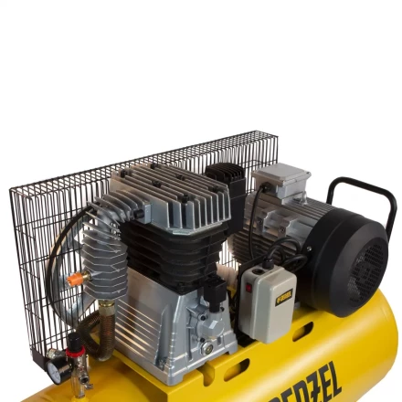 Компрессор воздушный, ременный привод BCI5500-T/270, 5.5 кВт, 270 литров, 850 л/мин Denzel 58129 купить в Когалыме