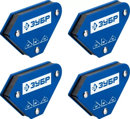 ЗУБР УМ-3, 4 шт, 4 кг, набор угольников магнитных для сварочных работ, Профессионал (40050-04) купить в Когалыме