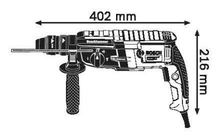Перфоратор BOSCH GBH 2-28 F (0.611.267.600) купить в Когалыме