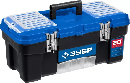 ЗУБР ДЕСНА-20, 508 x 256 x 225 мм, (20), Пластиковый ящик для инструментов (38181-20) купить в Когалыме