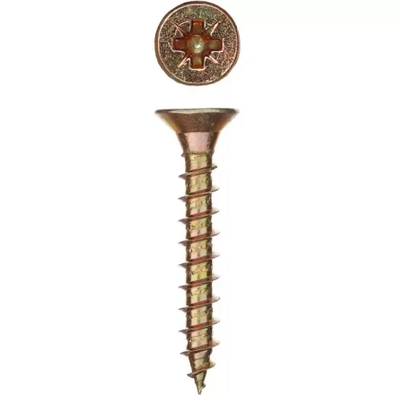 Шурупы ЗУБР "МАСТЕР" по дереву желтопассивированные, 6.0x45мм, 150шт 4-300391-60-045 купить в Когалыме