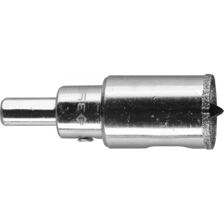 Коронка ЗУБР алмазная в сборе по кафелю, керамике с центрирующим сверлом и имбусовым ключом, зерно 60, 24мм 29850-24 купить в Когалыме