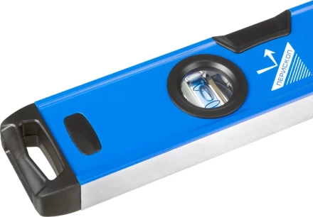 Уровень  ЗУБР "ЭКСПЕРТ" "УСП - 2"коробчатый усилен, 2 фрезерован баз поверхности, 3 ампулы, крашенный, с ручками, 100см 34587-100 купить в Когалыме