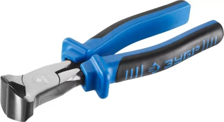 Кусачки торцевые ЗУБР, особостойкое спец. покрытие Н12Х1 (никель/хром), двухкомпонентные рукоятки, 180мм 2201-7-18_z01 купить в Когалыме