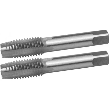 Комплект метчиков ЗУБР "МАСТЕР" ручных для нарезания метрической резьбы, М12 x 1,5, 2шт 4-28006-12-1.5-H2 купить в Когалыме