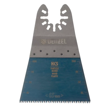 Насадка для МФИ режущая прямая, HCS, по дереву, ламинату 65 х 1.8 мм, крупный зуб Denzel 782313 купить в Когалыме