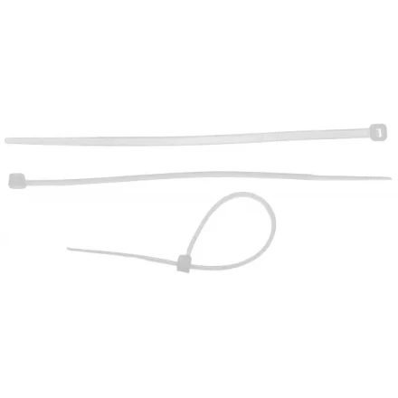 Хомуты ЗУБР нейлоновые, в п/э пакете, тип 7, белые, 2,5ммх200мм, 50шт 4-309017-25-200 купить в Когалыме