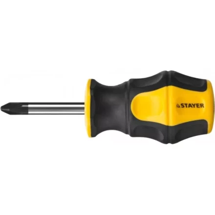 Отвертка STAYER "MASTER" "HERCULES", Сr-V, противоскользящая рукоятка, PH2x38мм 25052-38-2_z02 купить в Когалыме