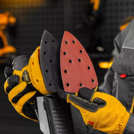 Треугольник абразивный на ворc. подложке под "липучку", перф., P 600, 150х150х100 мм, 5 шт. Denzel 738697 купить в Когалыме