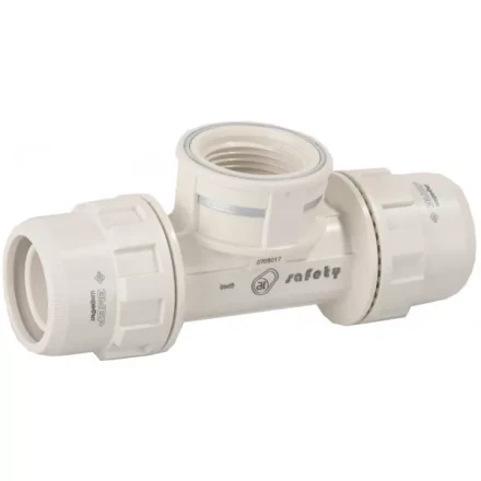 Тройник ЗУБР "ШиреФит" переходной "штуцер с гайкой - внутренняя резьба - штуцер с гайкой", 32мм-1"-32мм 51502-32-1-32 купить в Когалыме