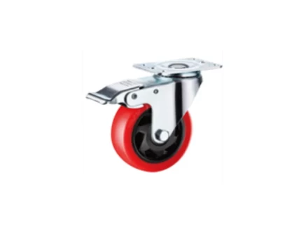 Колесо поворотное усиленное полиуретан SCBM 42 100 мм с тормозом 1027249 купить в Когалыме