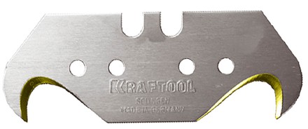 Лезвие KRAFTOOL&quot;PRO&quot; &quot;SOLINGEN&quot;сменное,для универс ножей,нитрид титана,многоур закалка,крюк типS24,18,7х50х0,50мм,5шт 09643-TIN-S5_z01 купить в Когалыме