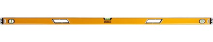 Уровень JCB коробчатый, 2 фрезерованные базовые поверхности, 3 ампулы, крашенный, с ручками, 0,5мм/м, 180см JBL006 купить в Когалыме