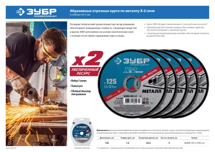 Круги отрезные абразивные по металлу серия ПРОФЕССИОНАЛ купить в Когалыме