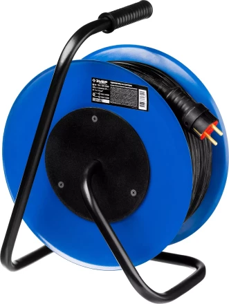 Удлинитель на катушке "КГ 315", 50 м, 3700 Вт, 4 гнезда, IP44, КГ 3х1,5 кв мм, ЗУБР 55080-50 купить в Когалыме