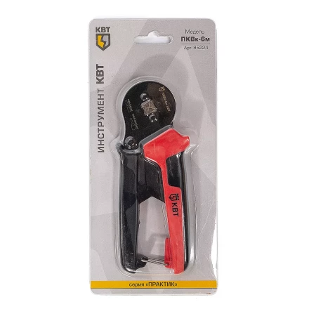 Пресс-клещи КВТ ПКВк-6м для опрессовки втулочных наконечников до 6.0 мм (85224) купить в Когалыме
