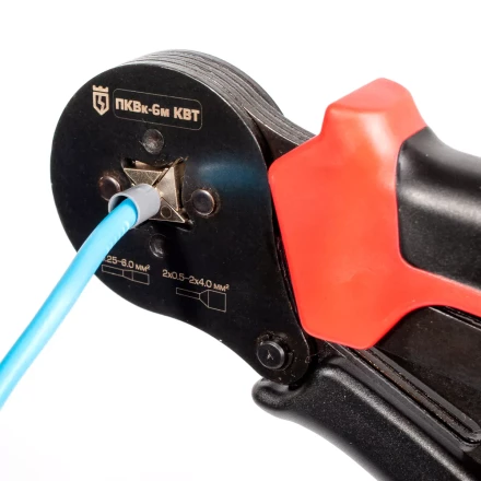 Пресс-клещи КВТ ПКВк-6м для опрессовки втулочных наконечников до 6.0 мм (85224) купить в Когалыме