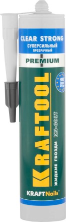 Клей монтажный KRAFTOOL KraftNails Premium KN-601T, суперсильный, прозрачный, 310мл 41342 купить в Когалыме