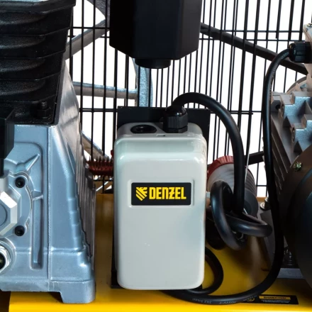 Компрессор воздушный, ременный привод BCI5500-T/200, 5.5 кВт, 200 литров, 850 л/мин Denzel 58128 купить в Когалыме
