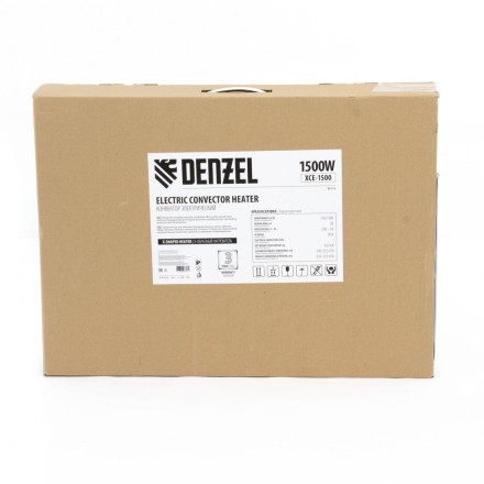 Конвектор электрический XCE-1500, 230 В, 1500 Вт, X-образный нагреватель Denzel 98116 купить в Когалыме