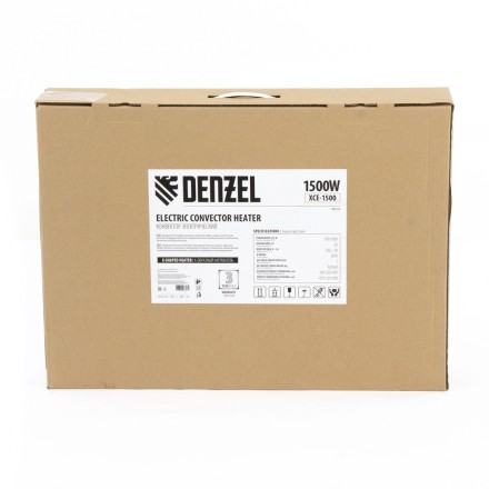 Конвектор электрический XCE-1500, 230 В, 1500 Вт, X-образный нагреватель Denzel 98116 купить в Когалыме