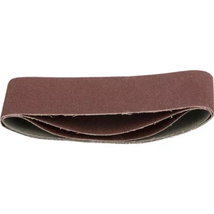 Лента STAYER "MASTER" шлифовальная универсальная бесконечная на тканевой основе, для ЛШМ, P80, 75х457мм, 3шт 35441-080 купить в Когалыме