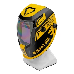 Щиток защитный лицевой (маска сварщика) F10, см. окно 100х96, Real Color, DIN 4-8/9-13// Denzel 89719