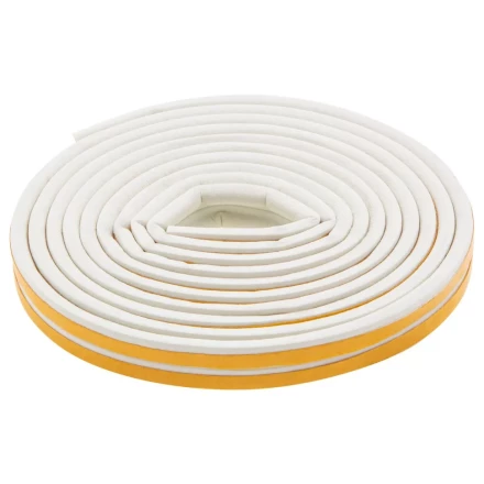Уплотнитель резиновый, 6 м, профиль "P", белый Сибртех 88913 купить в Когалыме