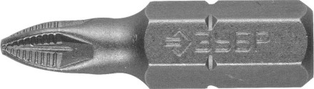 ЗУБР 2 шт, PZ1, 25 мм, кованые биты (26003-1-25-2) купить в Когалыме