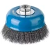 ЗУБР "ПРОФЕССИОНАЛ". Щетка чашечная для УШМ, витая стальная проволока 0,3мм, 125ммхМ14 35261-125_z02 купить в Когалыме