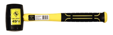 Киянка резин.450гр.с фиберглассовой рукоят.1/6/36 23057 купить в Когалыме