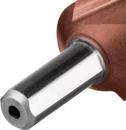 Сверло ЗУБР "КОБАЛЬТ" ступен. по сталям и цв.мет.ст.Р6М5 с кобальт.покрыт.d6-20мм, 8ступ.d6-20,L-75мм, трехгран.хв. 8мм 29672-6-20-8 купить в Когалыме