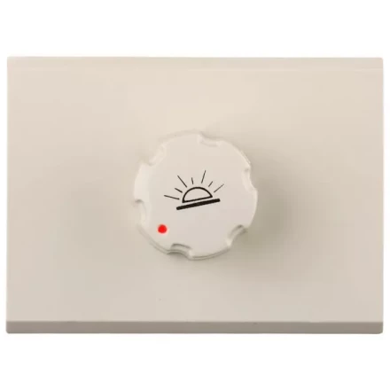 Диммер СВЕТОЗАР "ЭФФЕКТ" без вставки и рамки, цвет бежевый, 60-500Вт SV-54442-B купить в Когалыме