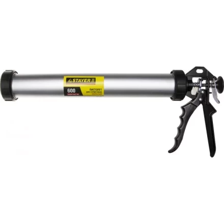 Пистолет для герметика STAYER &quot;PROFESSIONAL&quot; 0673-60, закрытый, алюминиевый корпус, 600мл 0673-60 купить в Когалыме