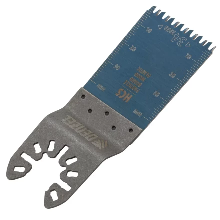 Насадка для МФИ режущая пазовая прямая, HCS, по дереву, ламинату 34 х 2.5 мм, крупный зуб Denzel 782315 купить в Когалыме