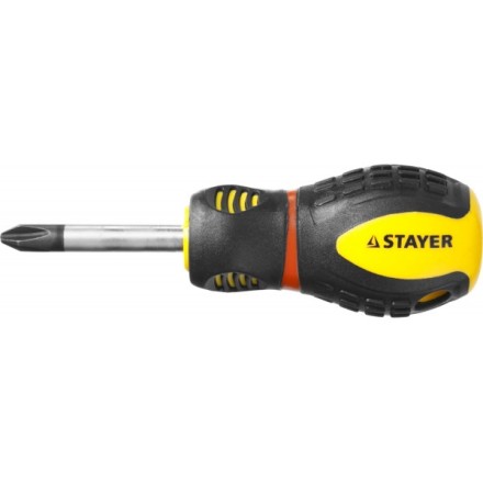 Отвертка STAYER &quot;PROFESSIONAL&quot; &quot;PROTech&quot;, двухкомп рукоятка, намагниченная, Cr-Mo, PH2x38мм 25132-2-38_z02 купить в Когалыме