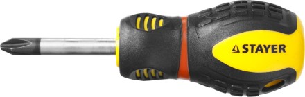 Отвертка STAYER &quot;PROFESSIONAL&quot; &quot;PROTech&quot;, двухкомп рукоятка, намагниченная, Cr-Mo, PH2x38мм 25132-2-38_z02 купить в Когалыме