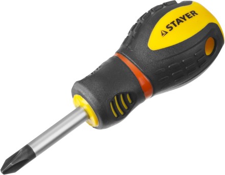 Отвертка STAYER &quot;PROFESSIONAL&quot; &quot;PROTech&quot;, двухкомп рукоятка, намагниченная, Cr-Mo, PH2x38мм 25132-2-38_z02 купить в Когалыме
