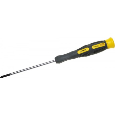Отвертка STAYER &quot;PROFESSIONAL&quot; &quot;MAX-GRIP&quot; для точн работ, Cr-V, двухкомп рукоятка, магнит наконечник, PH №1x100мм 25826-1-100 G купить в Когалыме