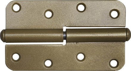 Петля накладная стальная &quot;ПН-110&quot;, цвет золотой металлик, правая, 110мм 37653-110R купить в Когалыме