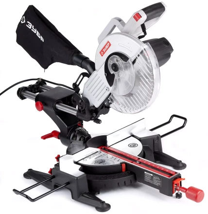 Пила торцовочная ЗУБР "МАСТЕР", сдвижная голова, 255 мм, 4800 об/мин, 1600 Вт ЗПТ-255-1600-Л-02 купить в Когалыме