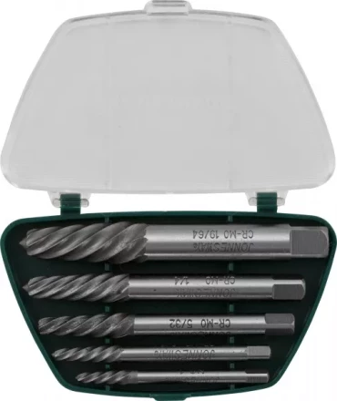 Комплект экстракторов съемник шпилек  5/64"- 19/64" 5 предметов   AG 010049  Jonnesway 47024 купить в Когалыме