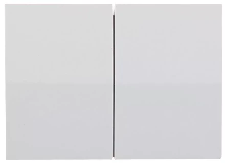 Выключатель СВЕТОЗАР "ЭФФЕКТ" двухклавишный, без вставки и рамки, цвет светло-серый металлик, 10A/~250B SV-54434-SM купить в Когалыме