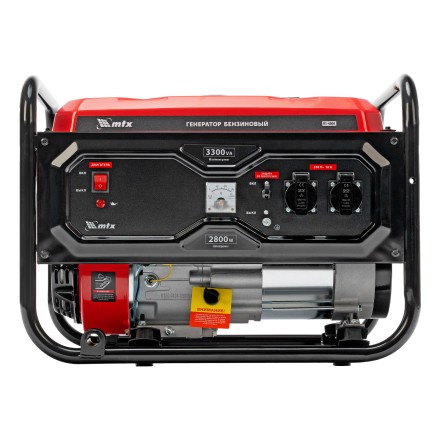 Генератор бензиновый MTX RS-4000 946115, 3,3 кВт, 230В, ручной стартер купить в Когалыме