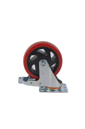 Колесо поворотное усиленное полиуретан SCBM 55 125 мм с тормозом 1027250 купить в Когалыме