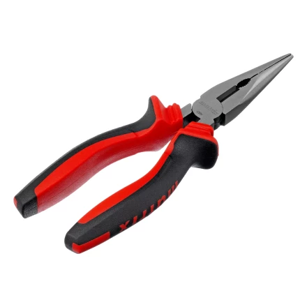 Длинногубцы прямые Matrix, 180 мм, хром-ванадий, двухкомпонентные рукоятки, 17310 купить в Когалыме