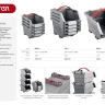 Набор лотков "Clickbin", 1,3 л, KETER 38066-K4 купить в Когалыме